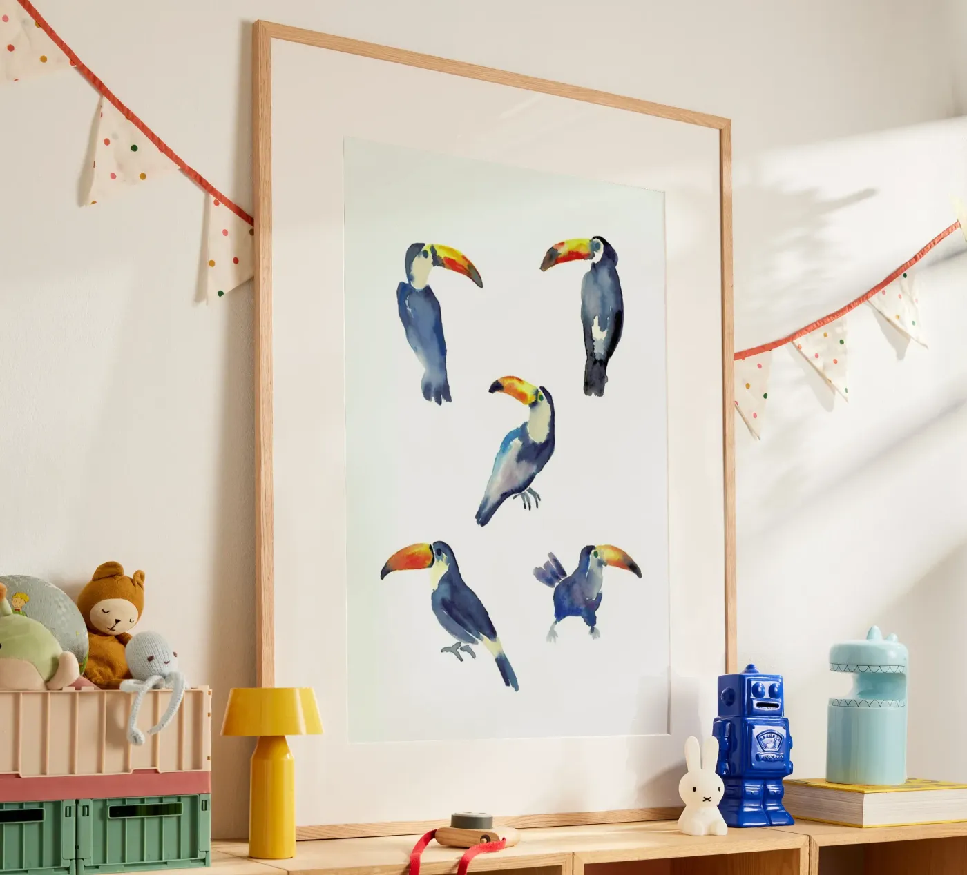 Toucan poster by Farina Kuklinski