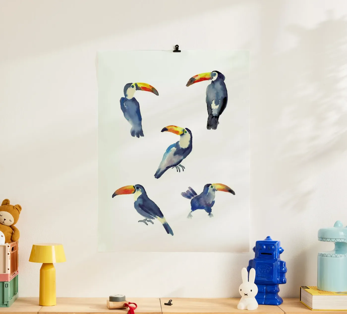 Toucan poster by Farina Kuklinski
