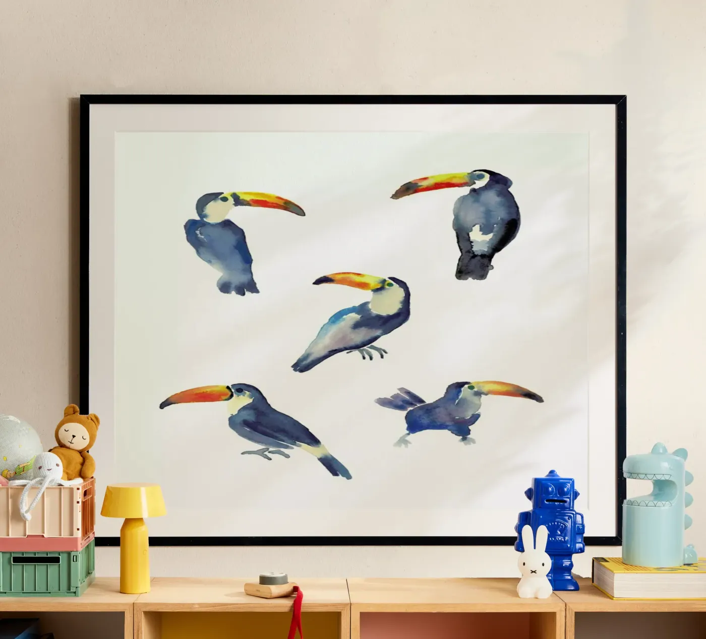 Toucan poster by Farina Kuklinski