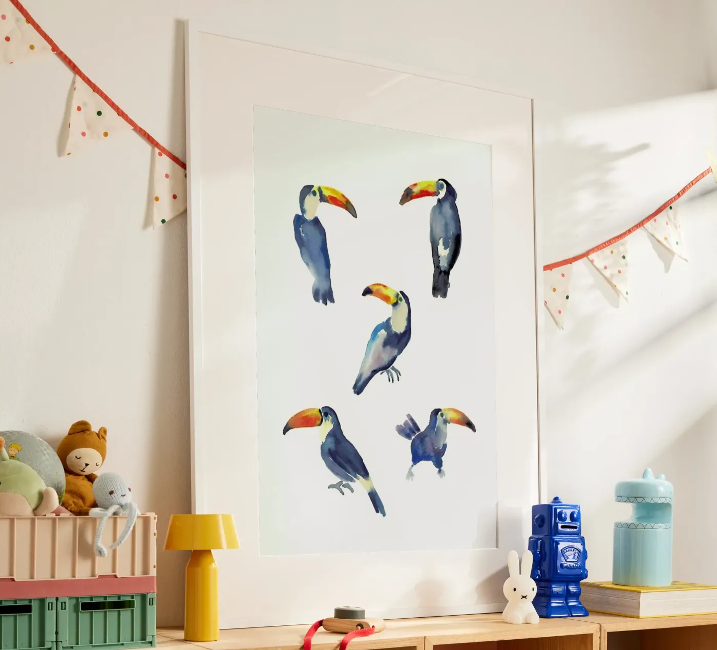 Toucan poster by Farina Kuklinski
