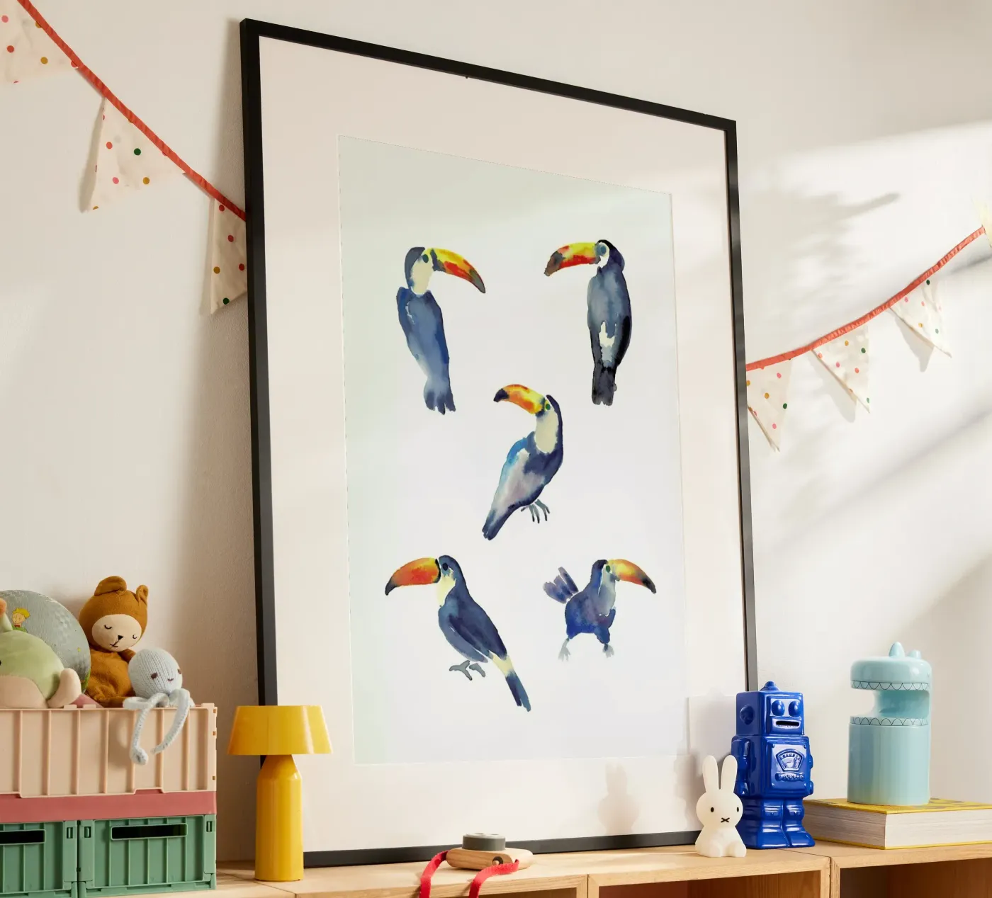Toucan poster by Farina Kuklinski