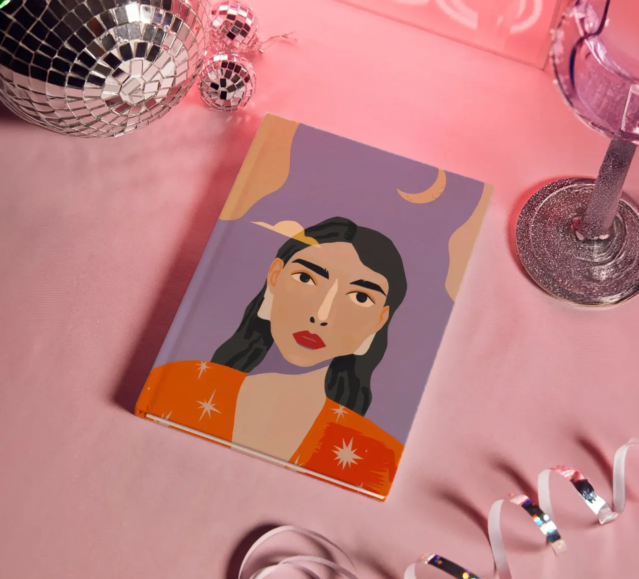 Moonlit Orange Outfit notebook by Kamera Obskura
