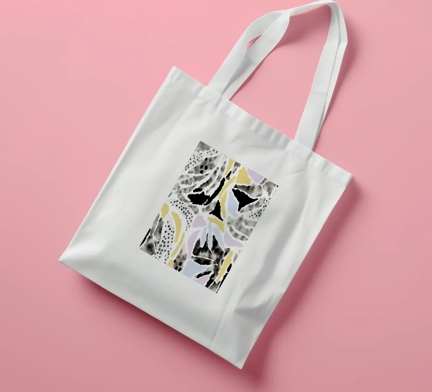 Pattern Pieces tote bag by Farina Kuklinski