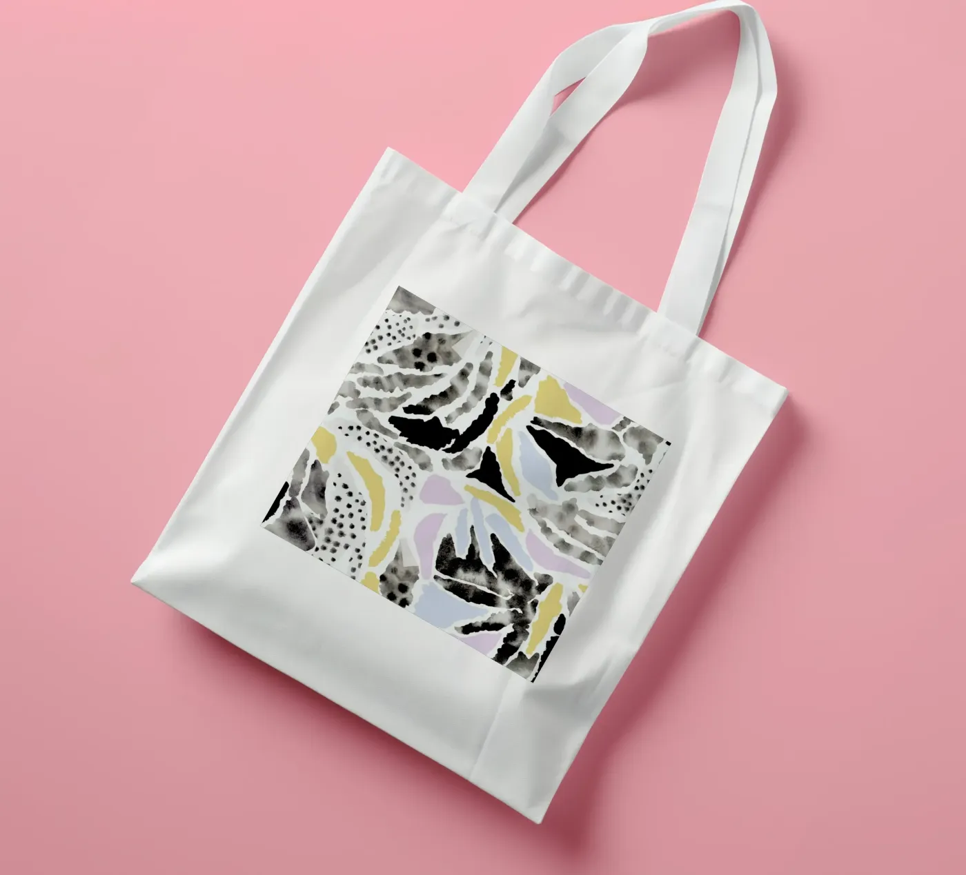 Pattern Pieces tote bag by Farina Kuklinski