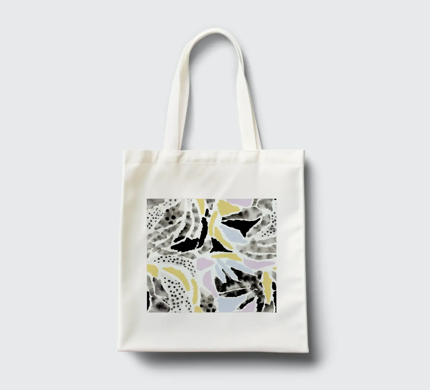 Pattern Pieces tote bag by Farina Kuklinski