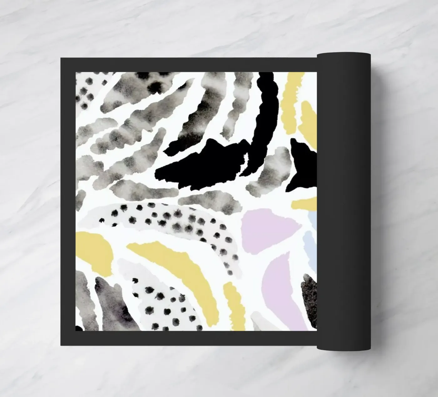 Pattern Pieces doormat by Farina Kuklinski