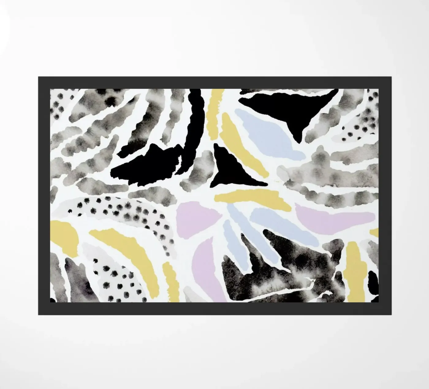 Pattern Pieces doormat by Farina Kuklinski