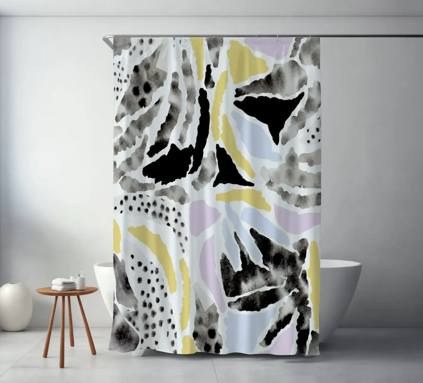 Pattern Pieces Duschvorhang von Farina Kuklinski