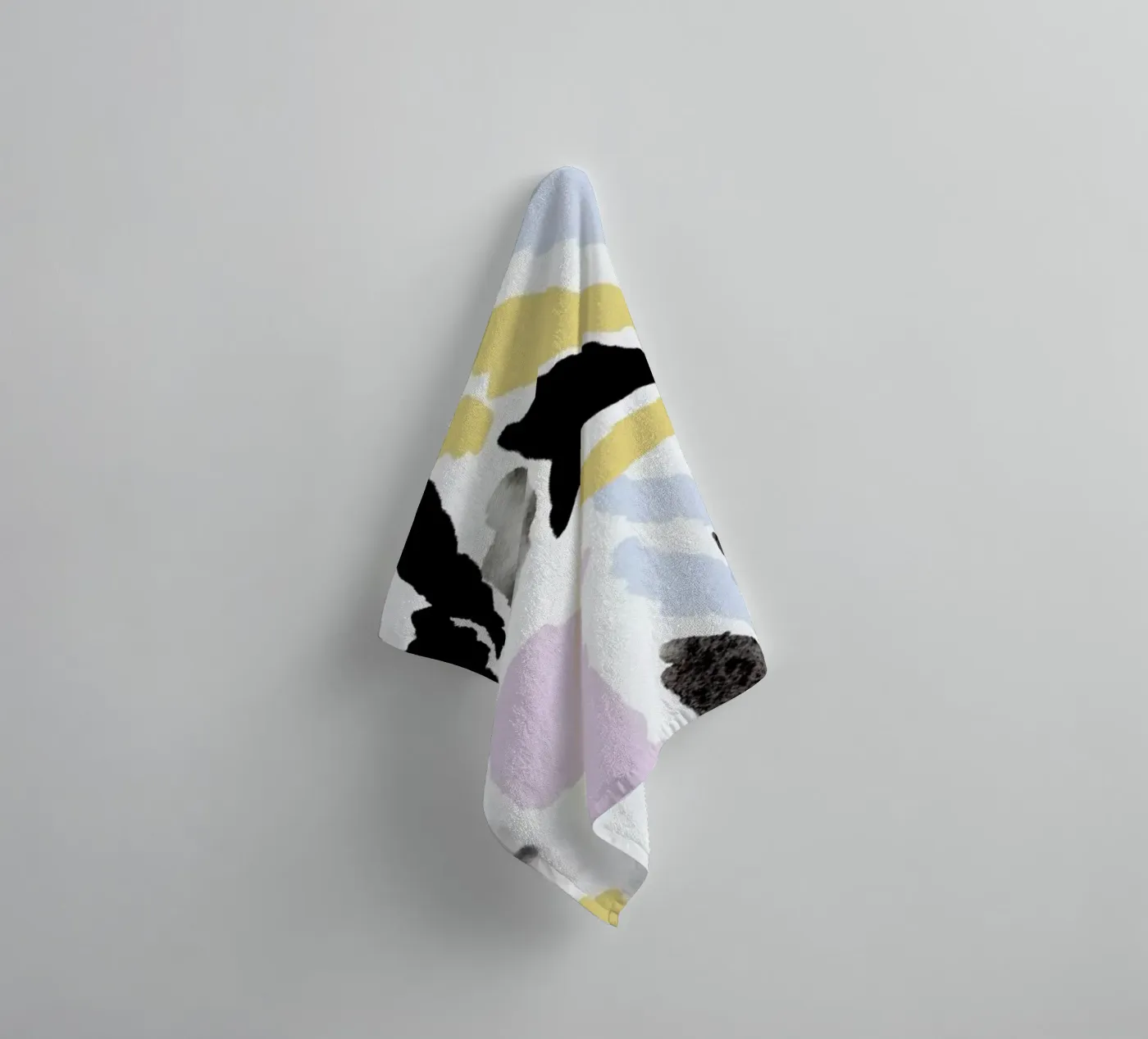 Pattern Pieces towel by Farina Kuklinski