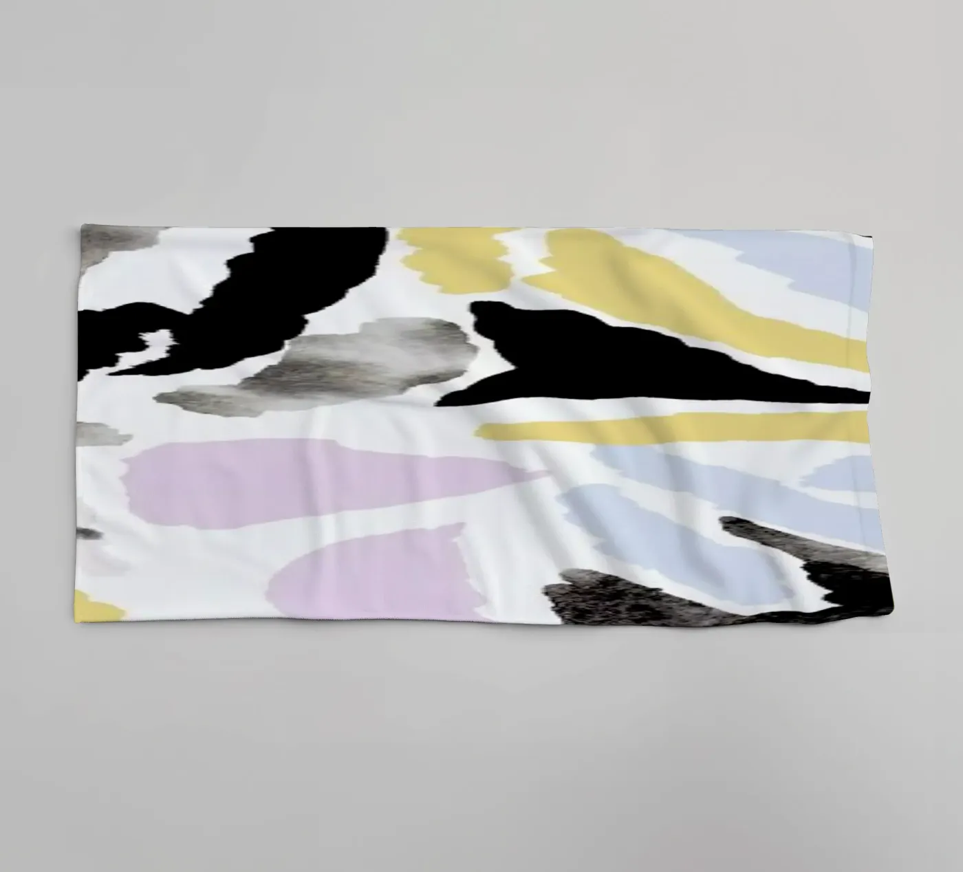 Pattern Pieces towel by Farina Kuklinski
