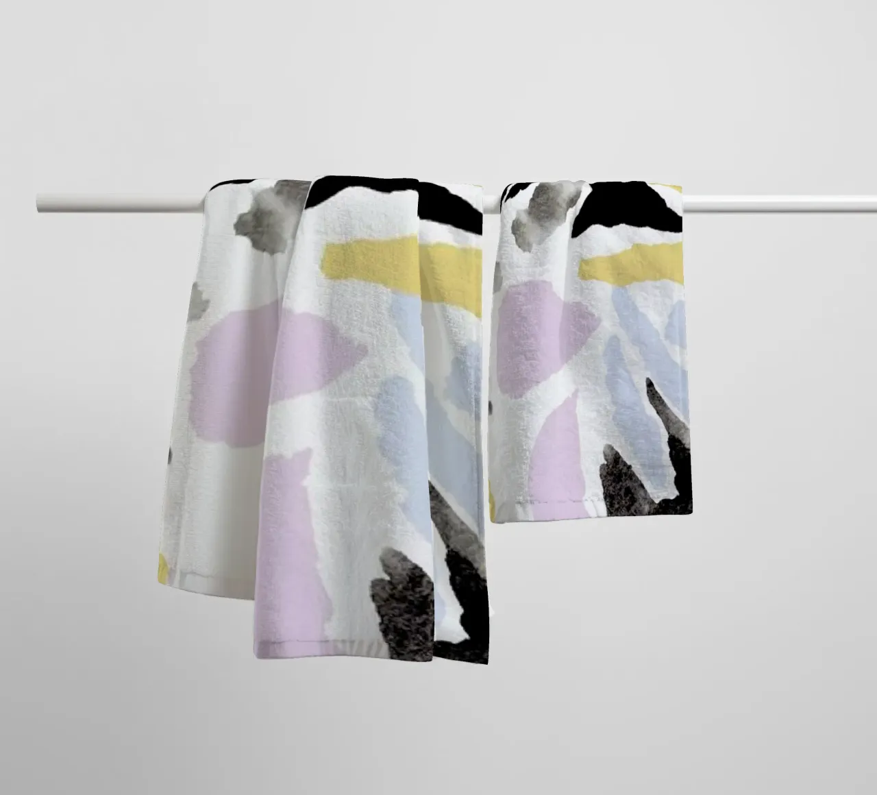 Pattern Pieces asciugamano da bagno da Farina Kuklinski