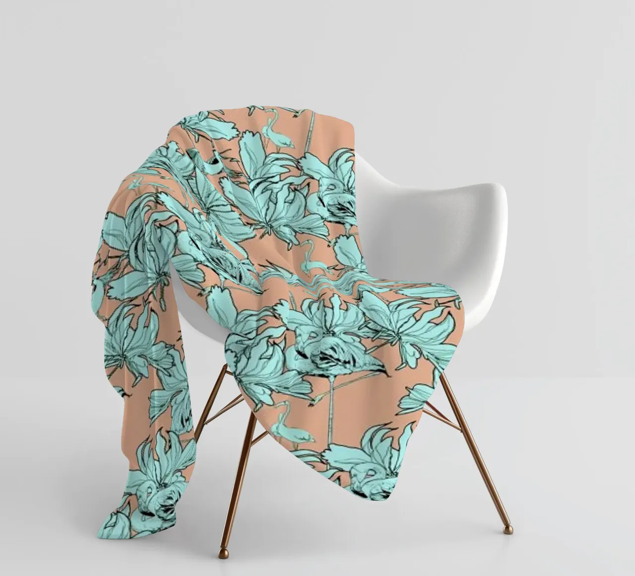 Ragno Modulo 1 coperta in pile da Giulio Iurissevich