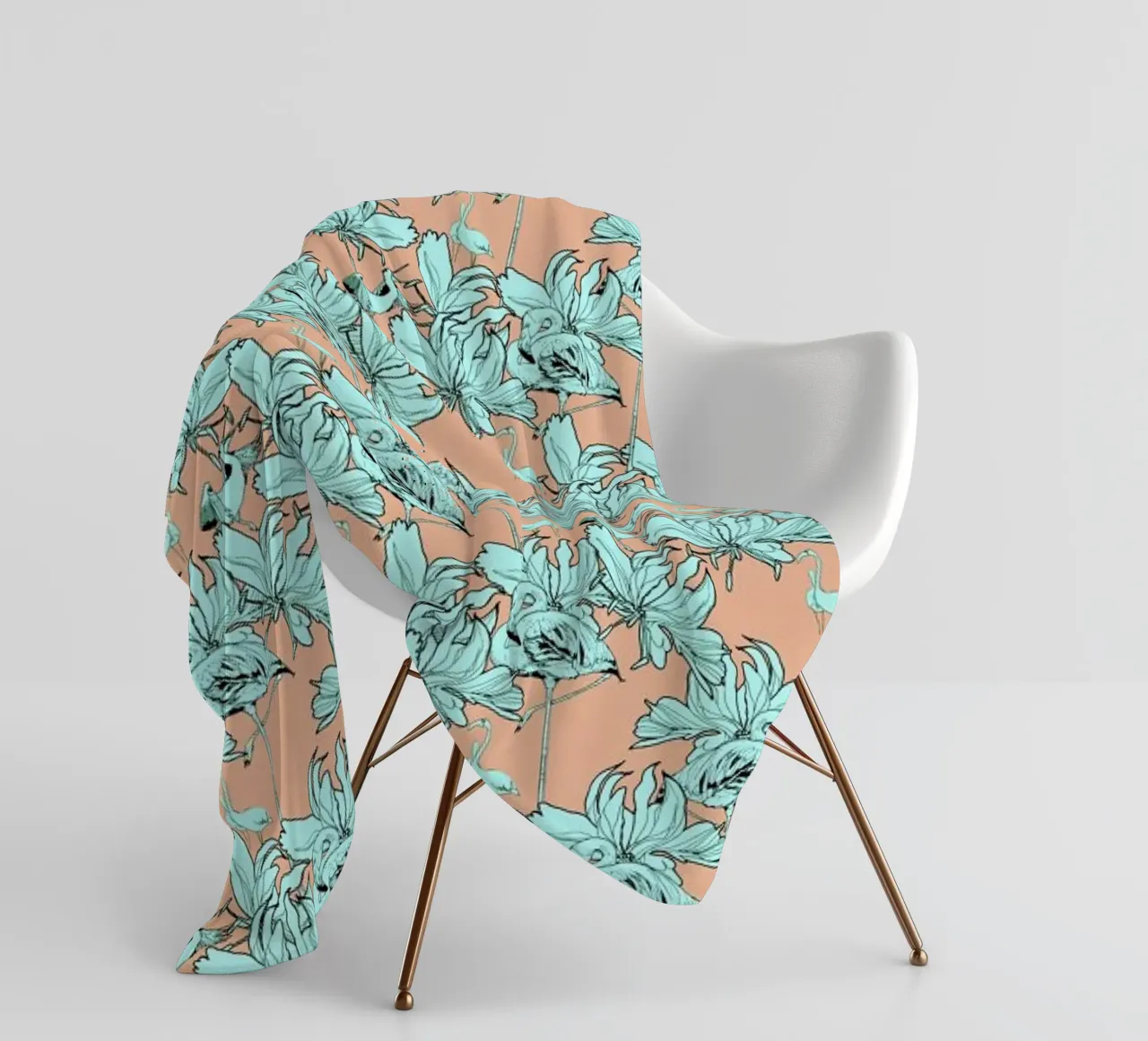 Ragno Modulo 1 coperta in pile da Giulio Iurissevich