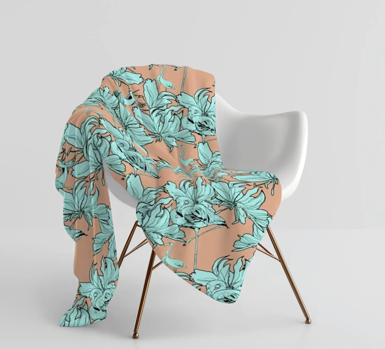 Ragno Modulo 1 coperta in pile da Giulio Iurissevich