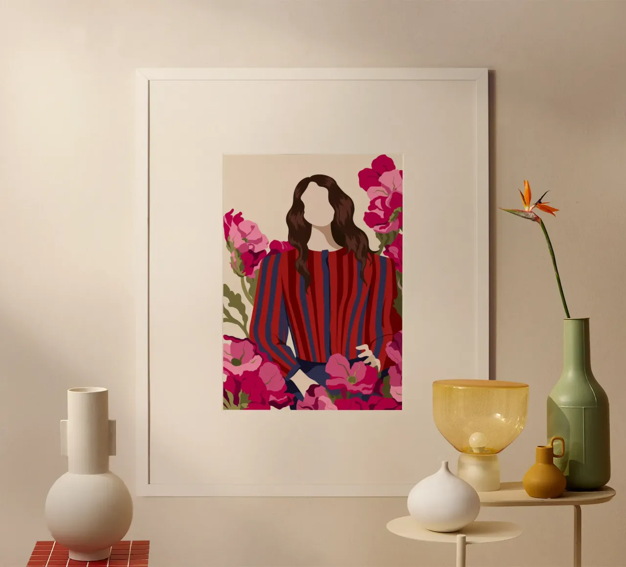Conjunto de rayas Flores hahnemühle de Kamera Obskura