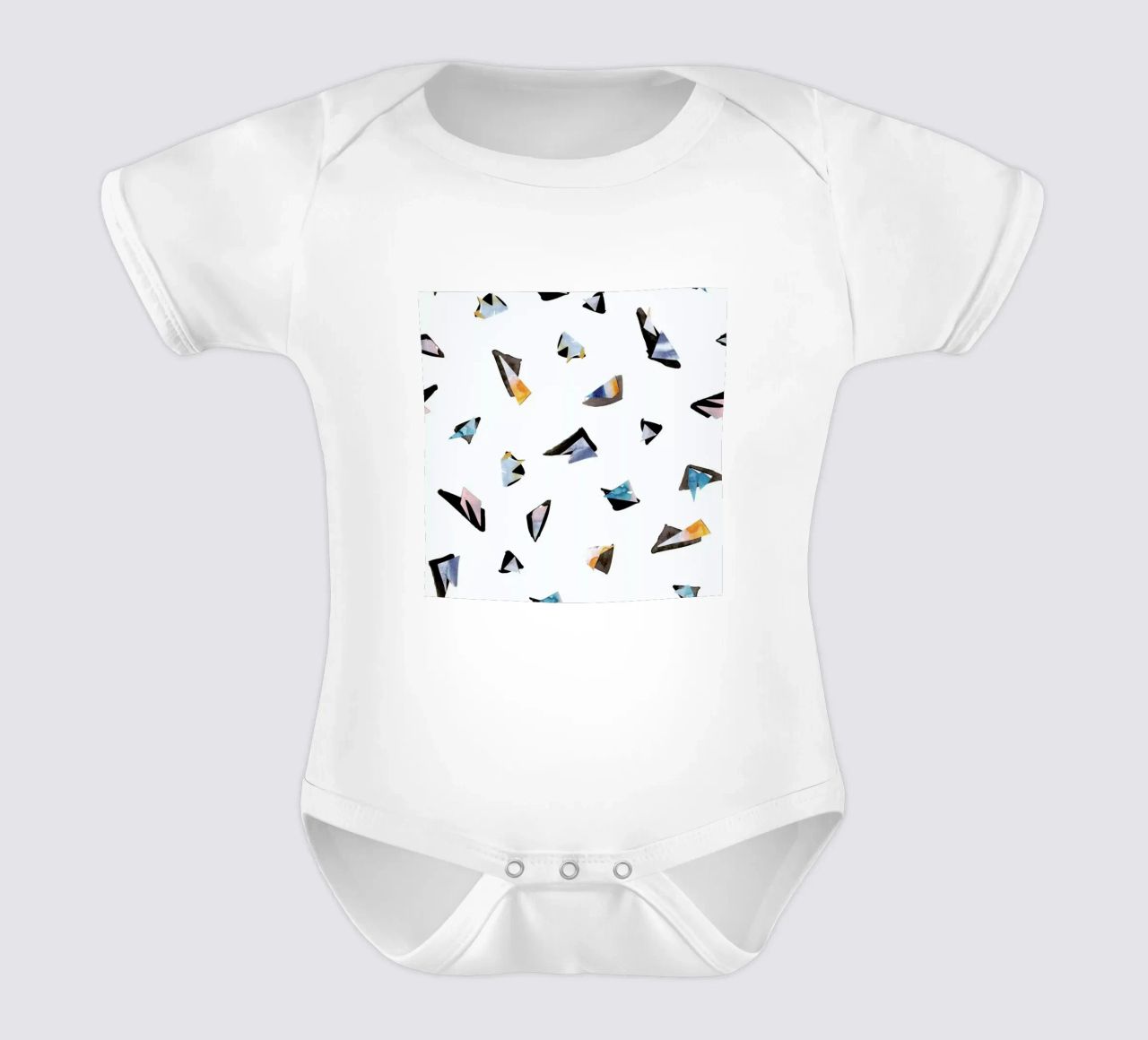Snippets Kurzarm Babybody von Farina Kuklinski