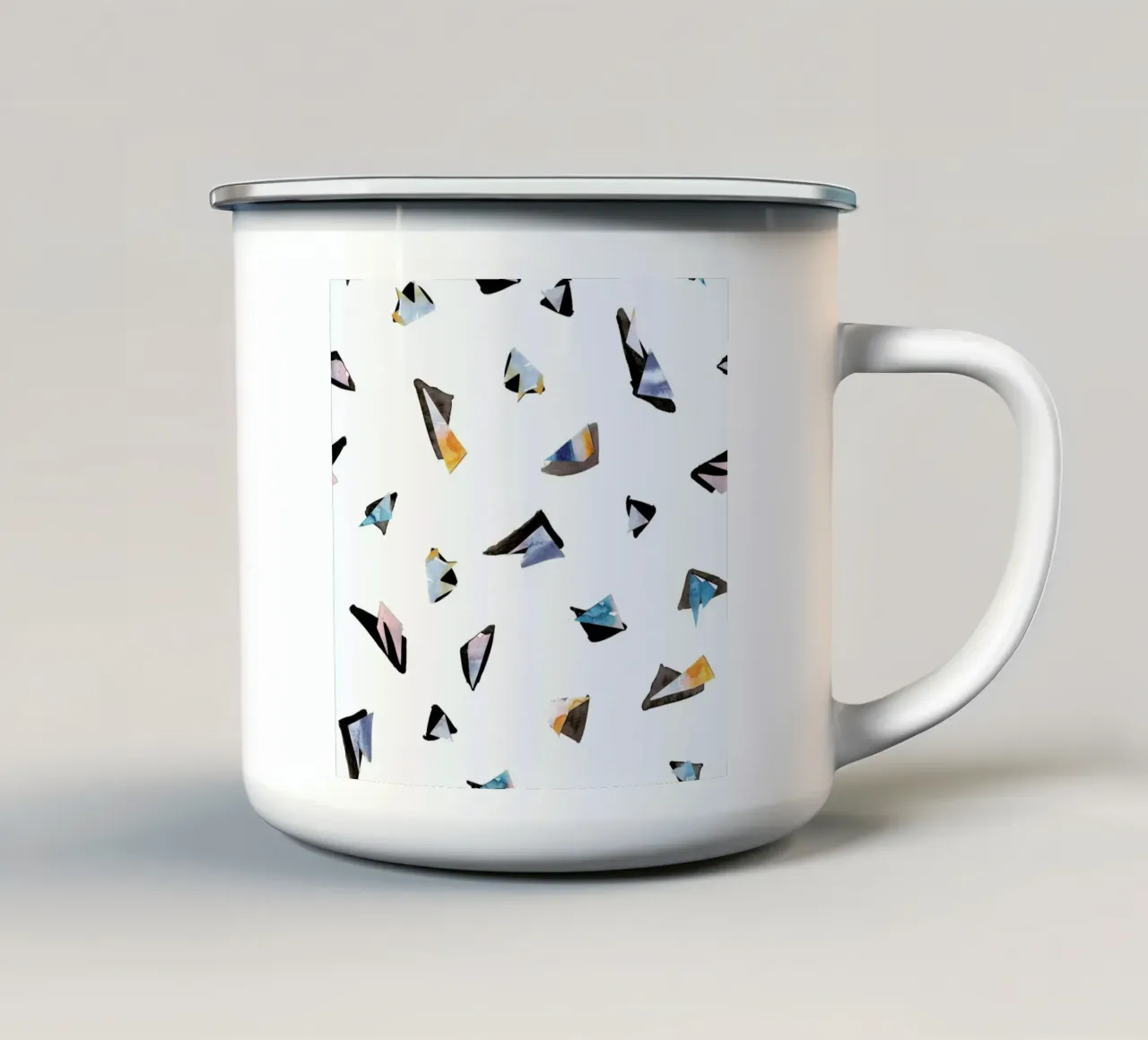 Snippets mug en émail de Farina Kuklinski