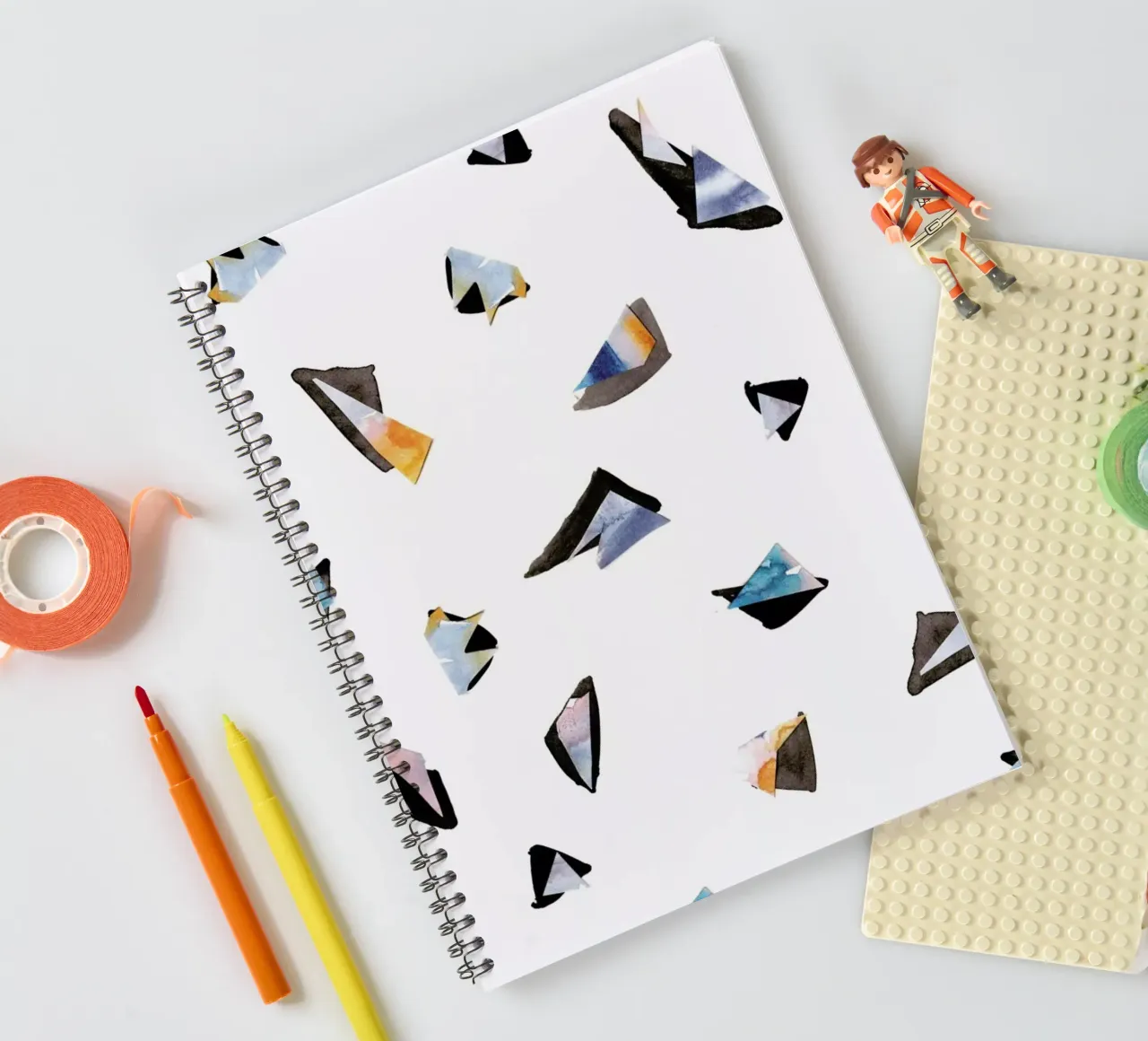 Snippets spiral notebook by Farina Kuklinski