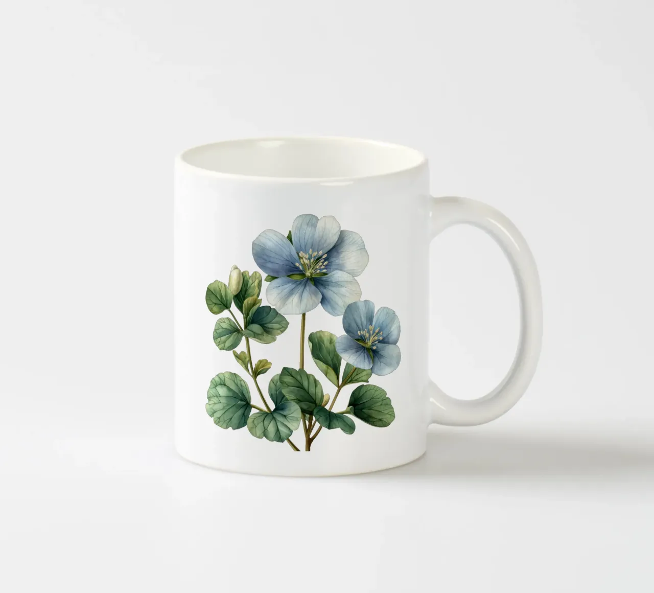 Bloem van de witte zuring keramische mok van Bold Blooms