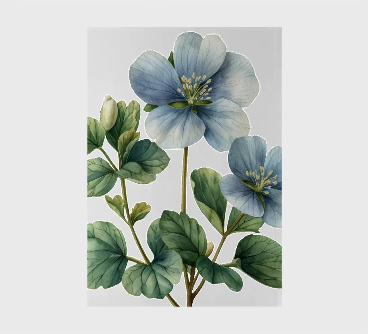 Wood Sorrel Flower notebook by Bold Blooms