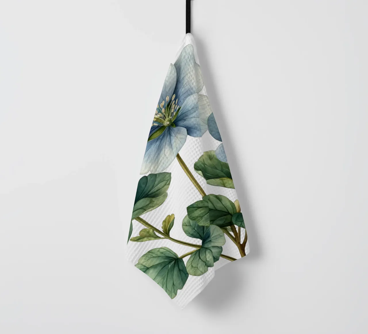 Wood Sorrel Flower tea towel by Bold Blooms
