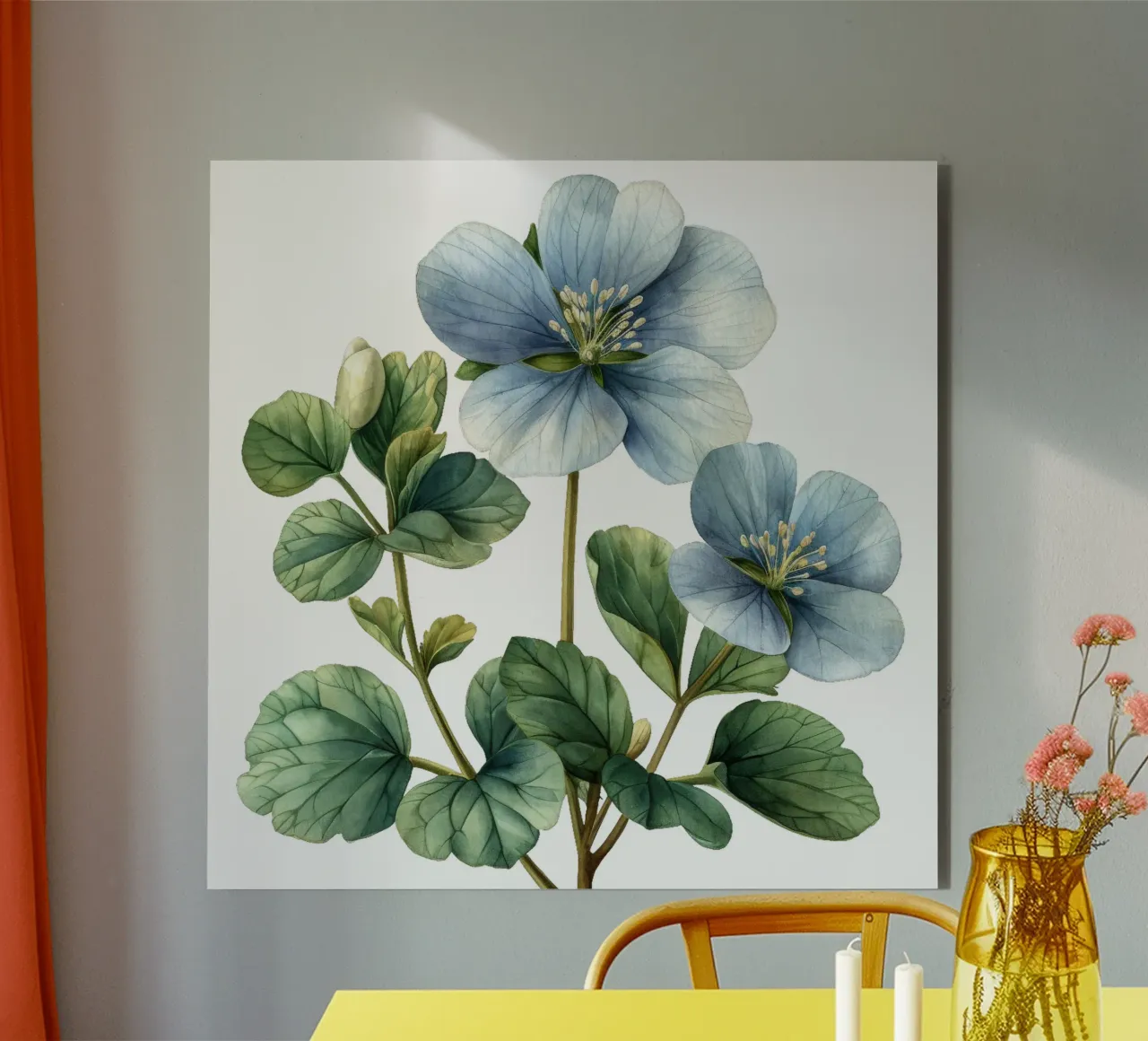 Sauerkleeblüte Alu-Dibond von Bold Blooms