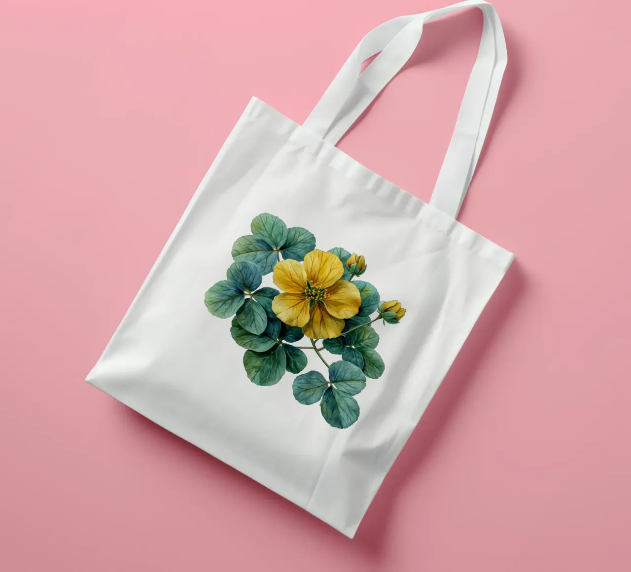 Wood Sorrel Flower tote bag by Bold Blooms