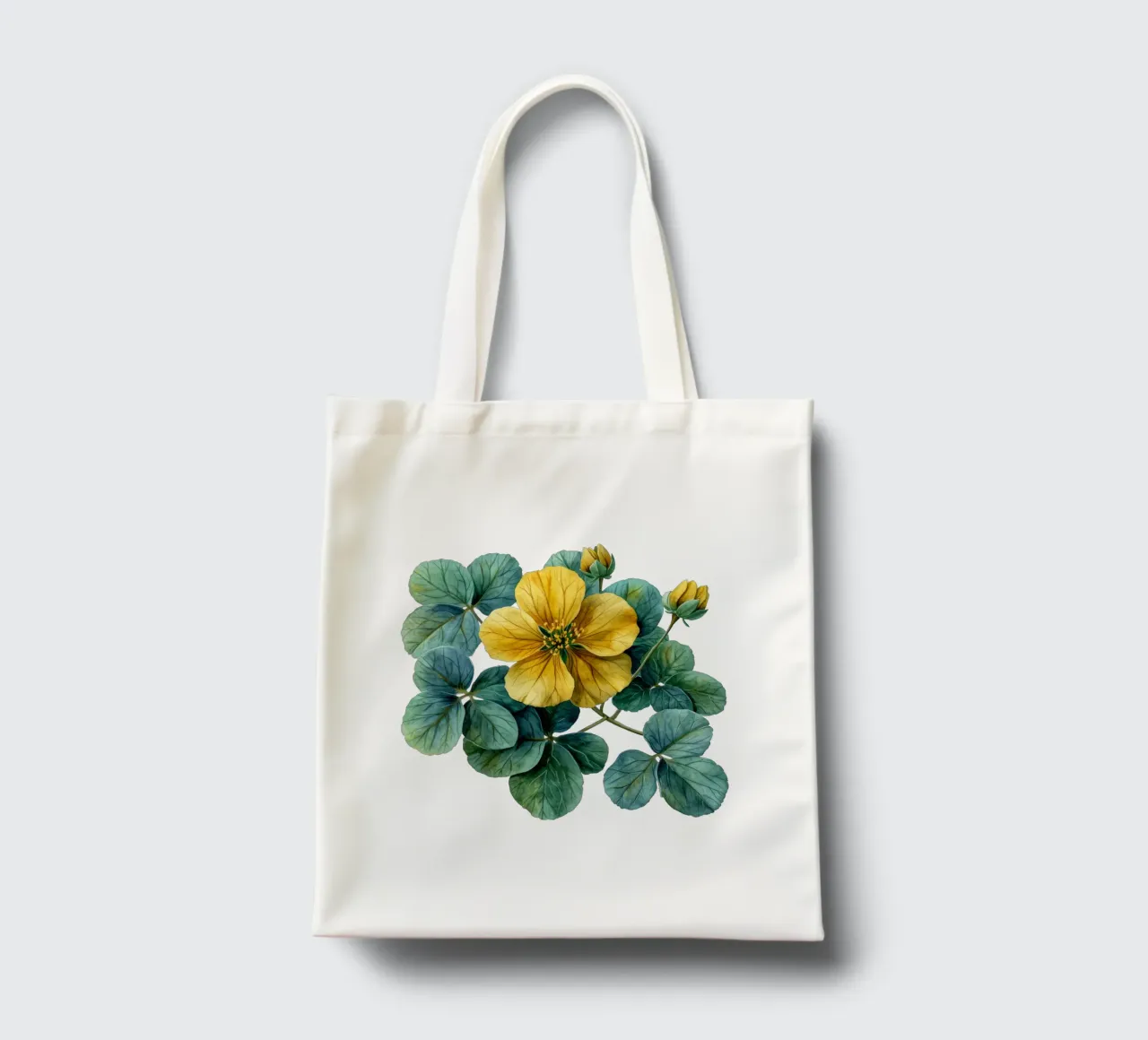 Wood Sorrel Flower tote bag by Bold Blooms
