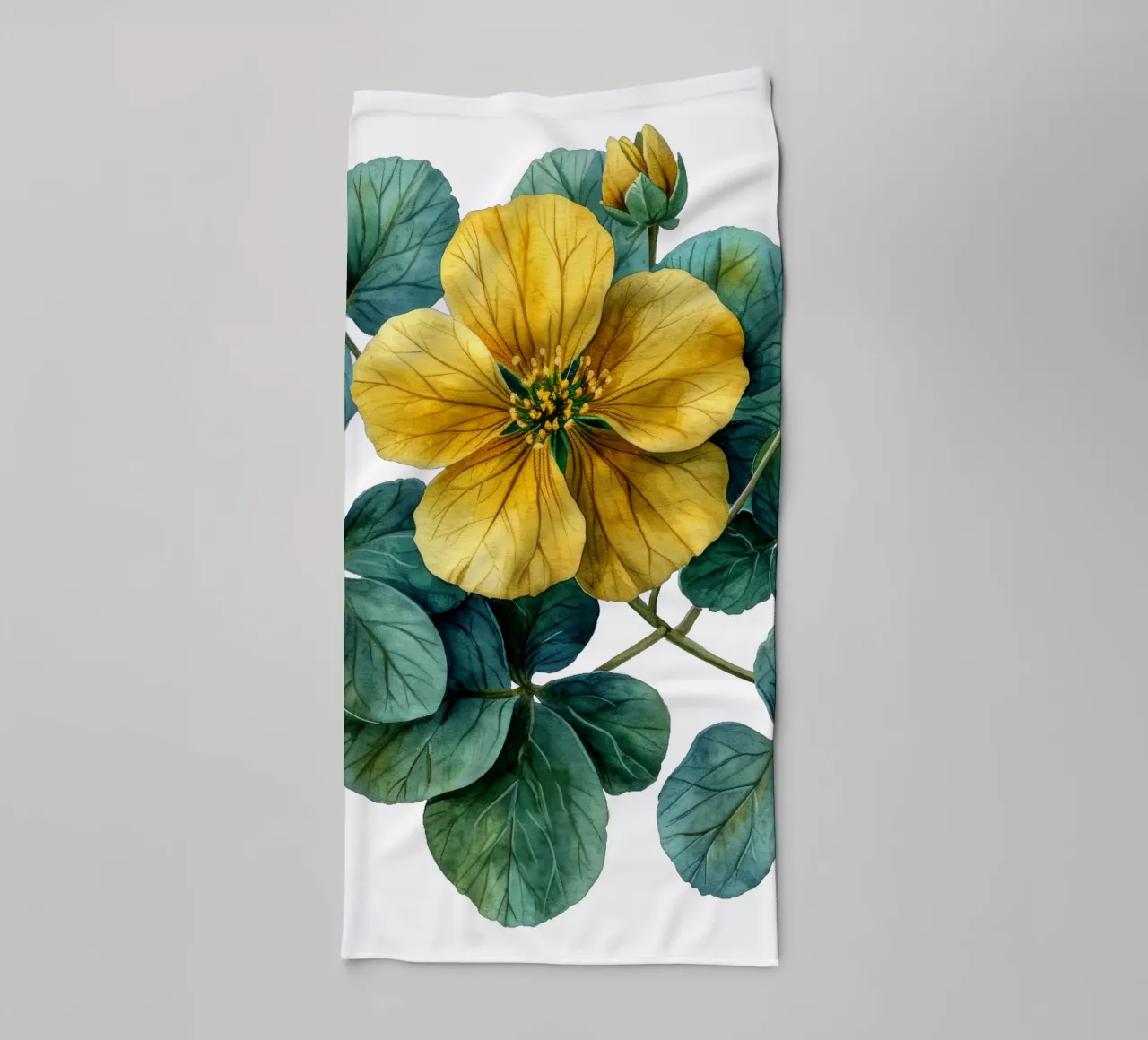 Wood Sorrel Flower towel by Bold Blooms