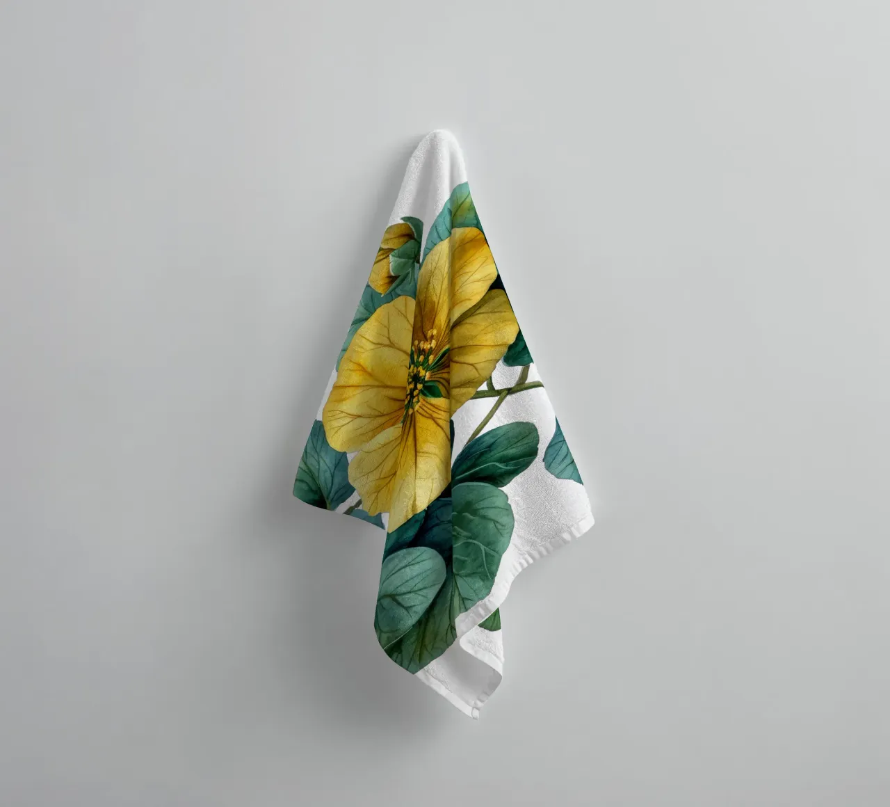 Wood Sorrel Flower towel by Bold Blooms