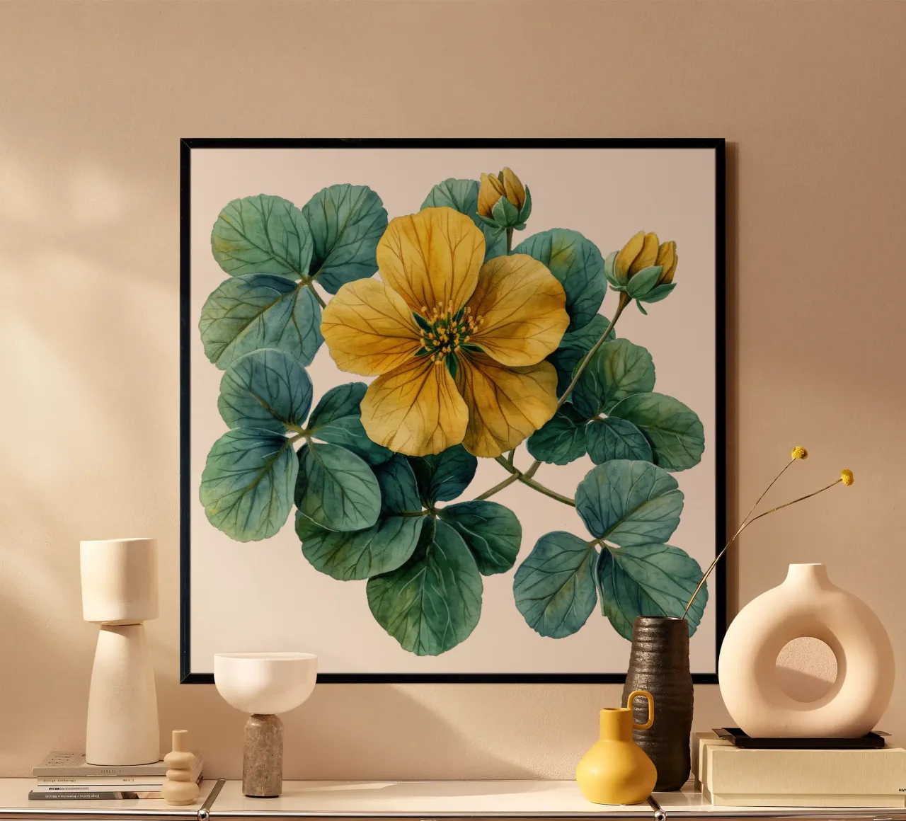 Bloem van de witte zuring hahnemühle van Bold Blooms