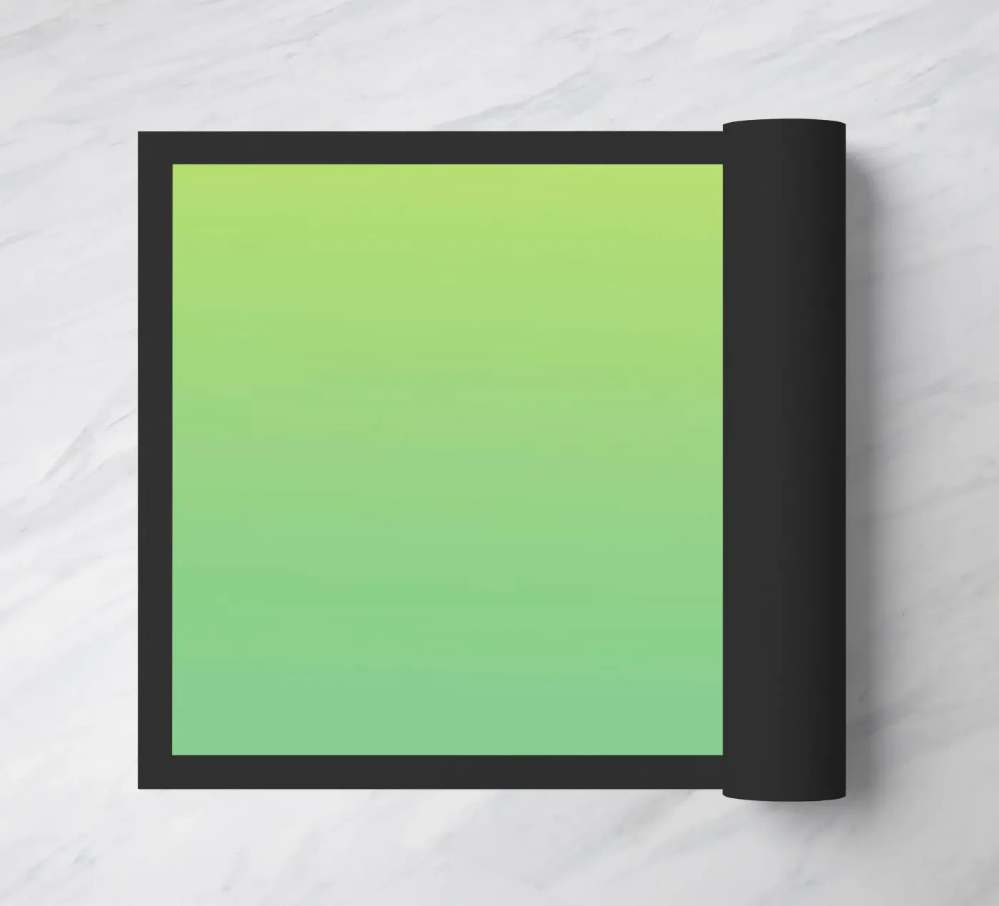 Mint-Yellow Fußmatte von Oh Darling