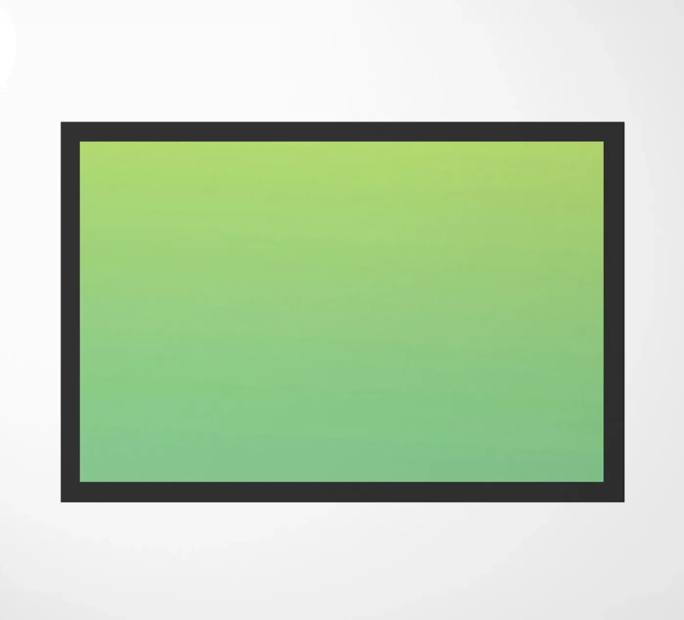 Mint-Yellow Fußmatte von Oh Darling