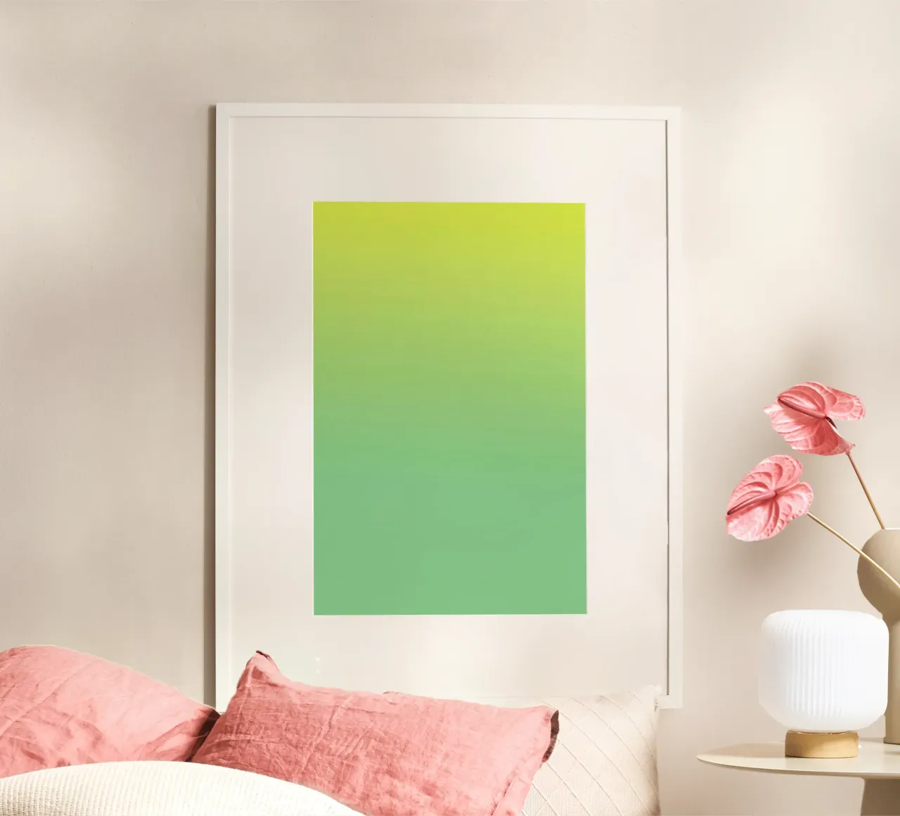 Mint-Yellow poster by Oh Darling