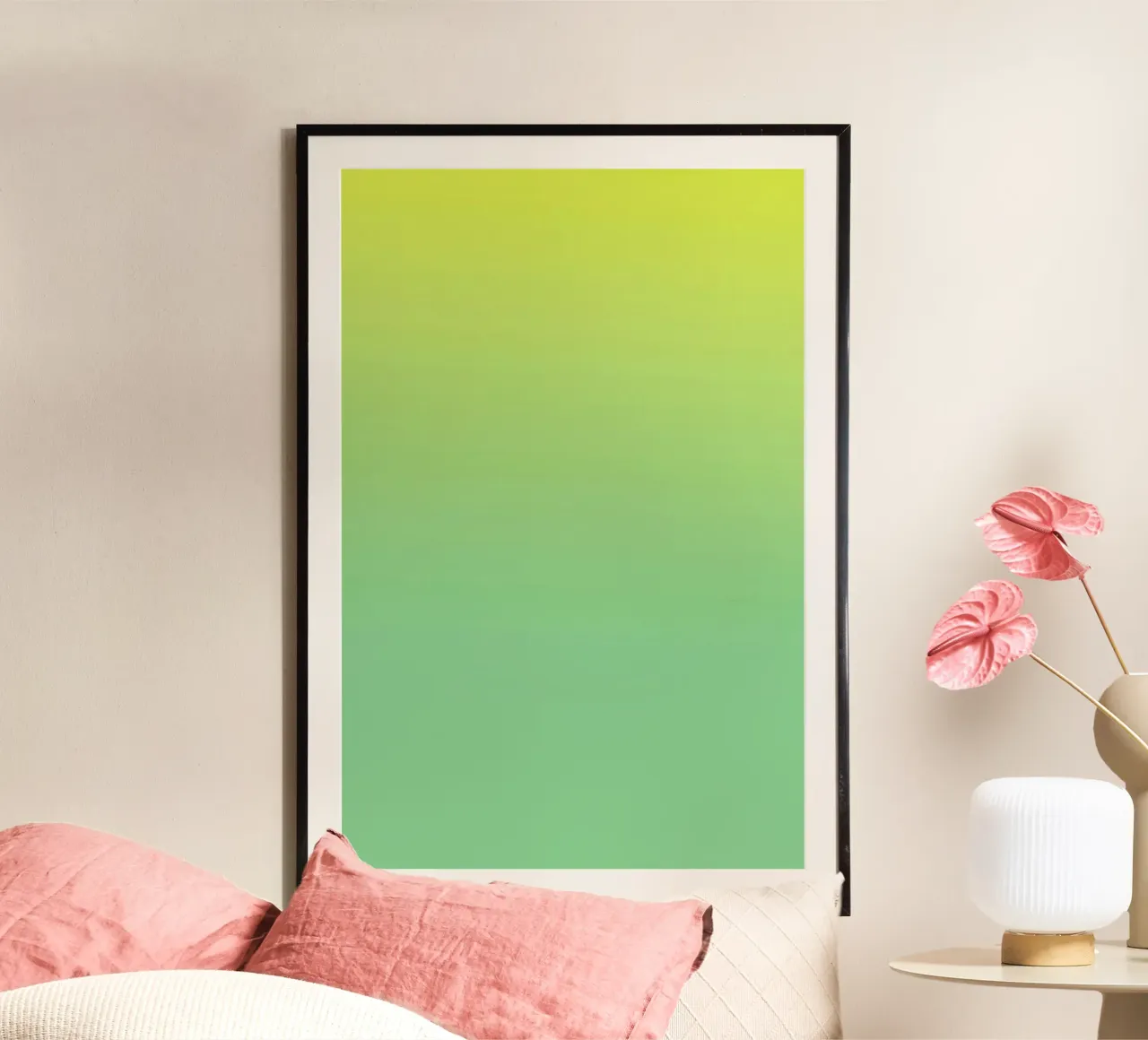 Mint-Yellow poster by Oh Darling