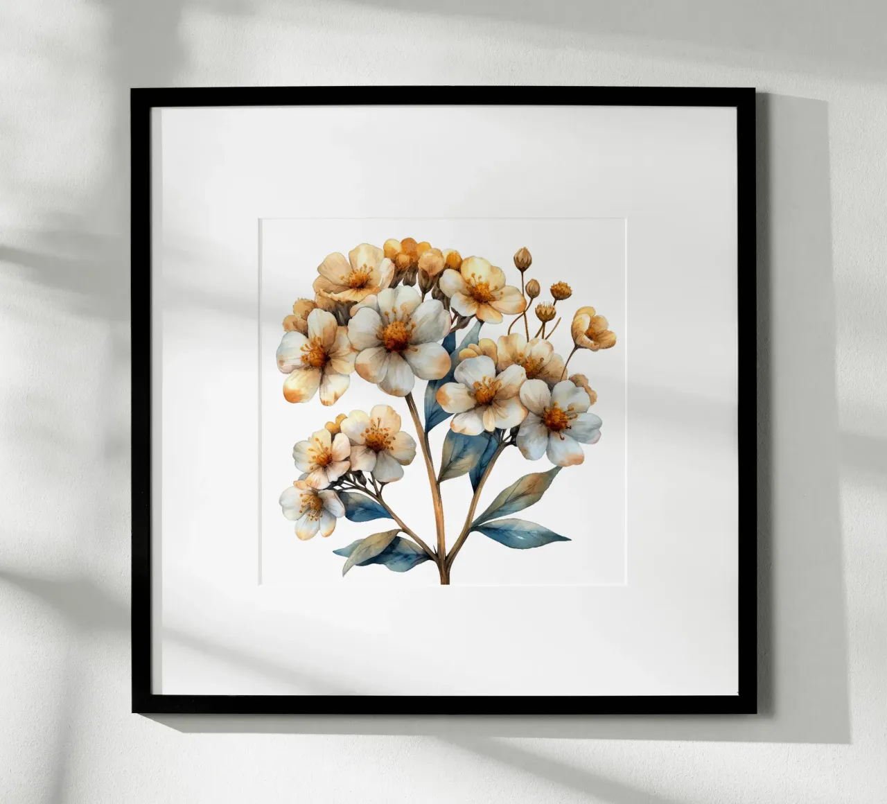 Fiore di achillea poster da Bold Blooms