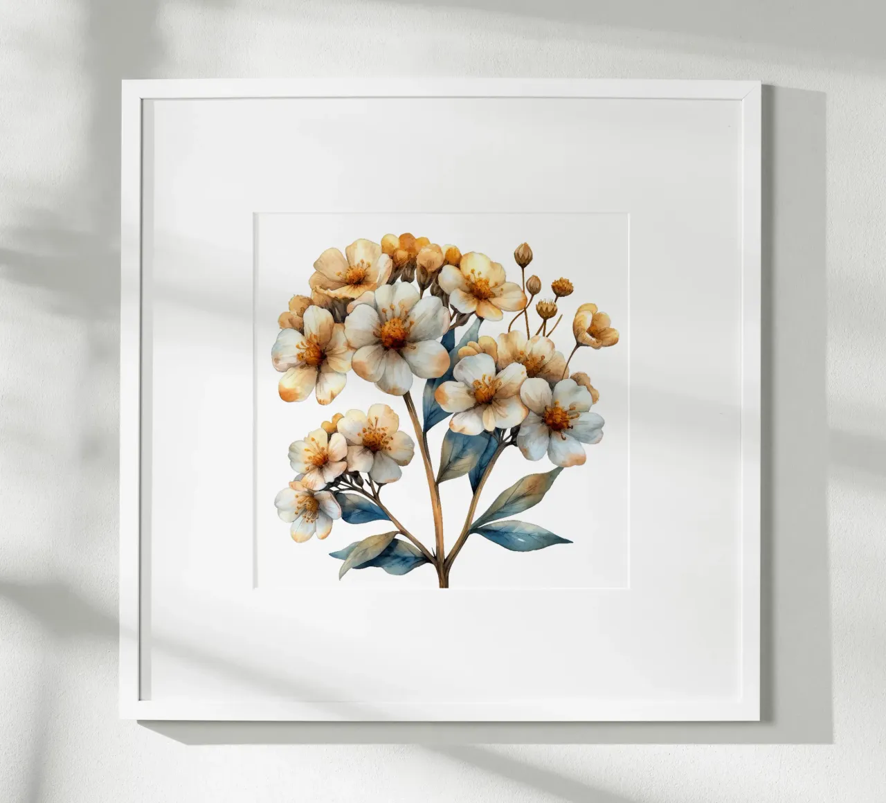 Fiore di achillea poster da Bold Blooms
