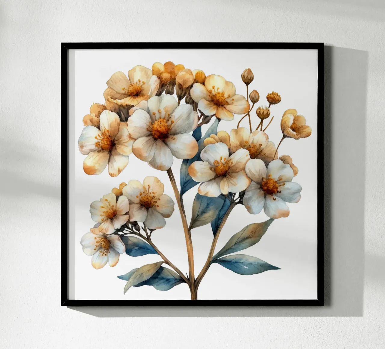 Fiore di achillea poster da Bold Blooms