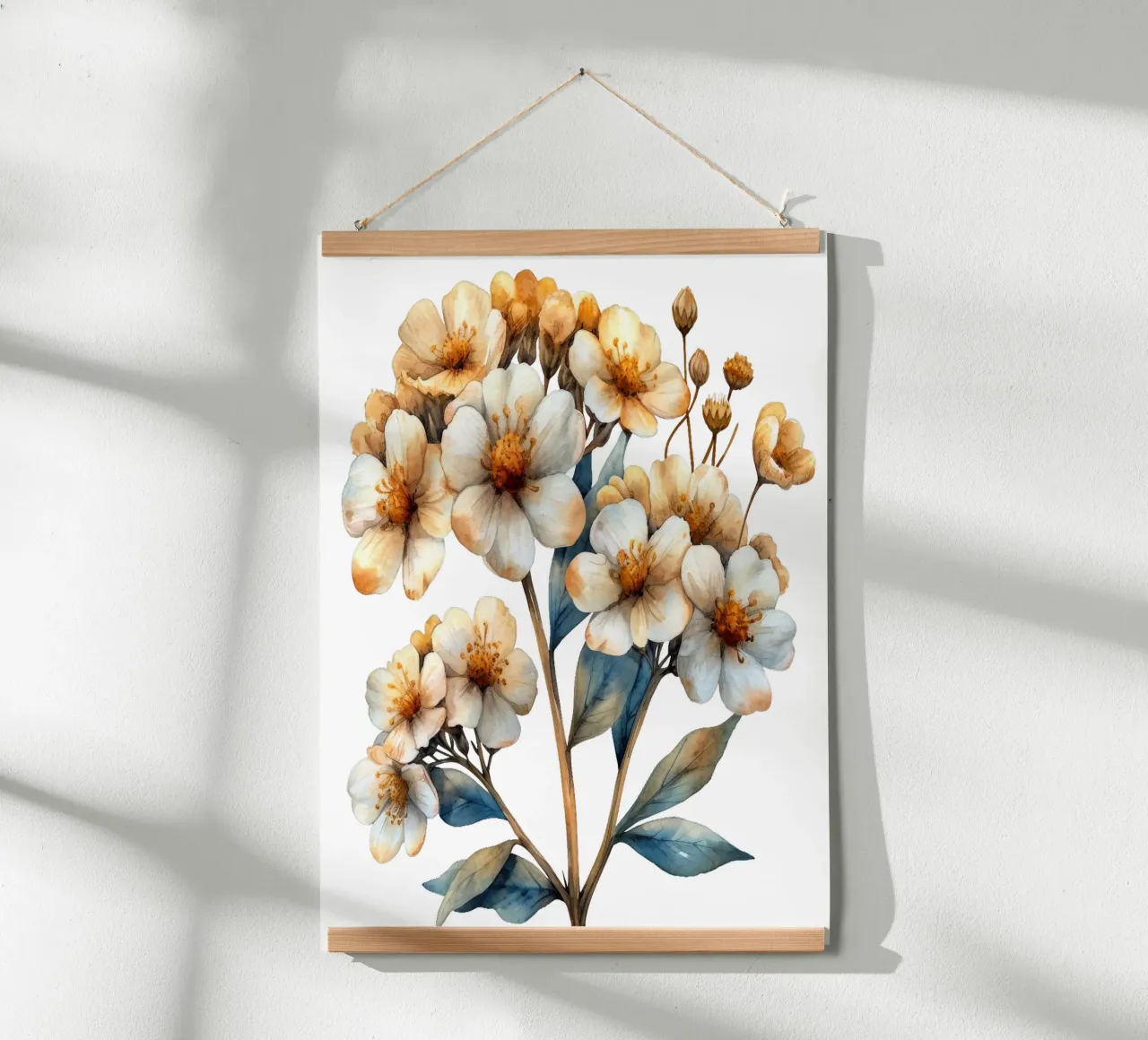 Fiore di achillea poster da Bold Blooms