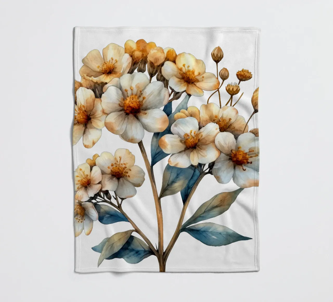 Fiore di achillea coperta in pile da Bold Blooms