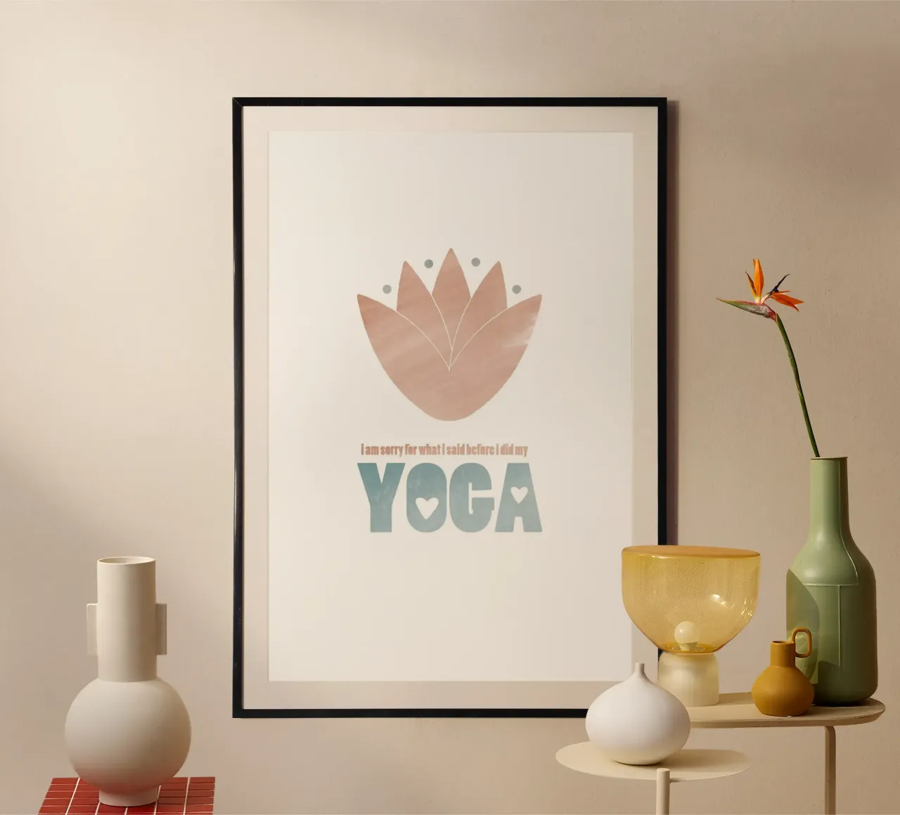 I am sorry for what I said before I did my YOGA poster da maramirage