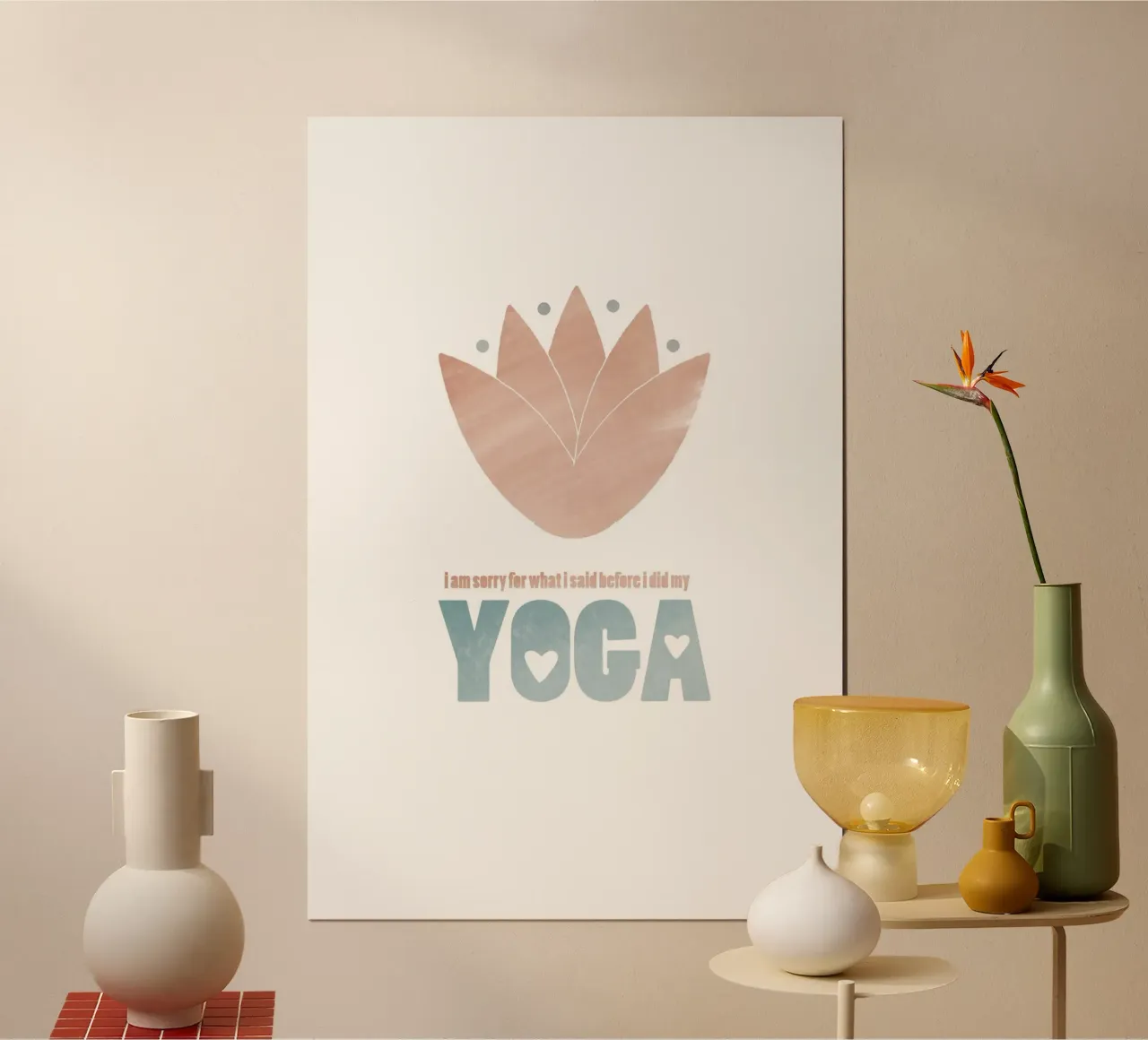 I am sorry for what I said before I did my YOGA poster da maramirage