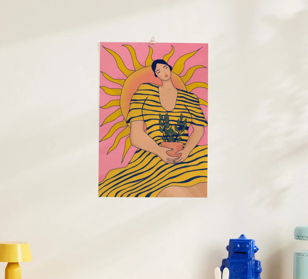 Abito a righe illuminato dal sole carta hahnemühle da Kamera Obskura