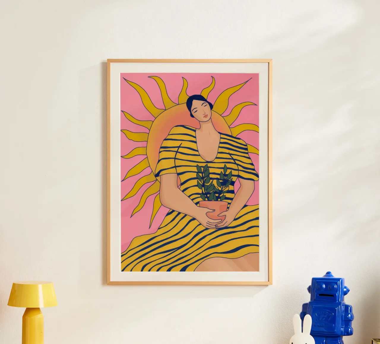 Abito a righe illuminato dal sole carta hahnemühle da Kamera Obskura