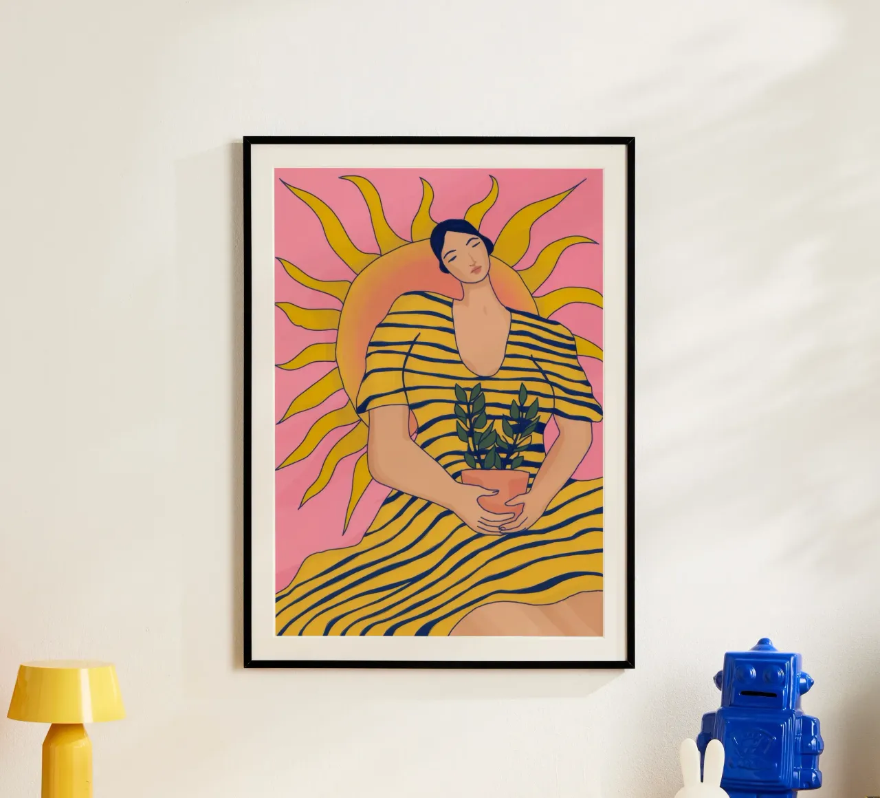 Abito a righe illuminato dal sole carta hahnemühle da Kamera Obskura