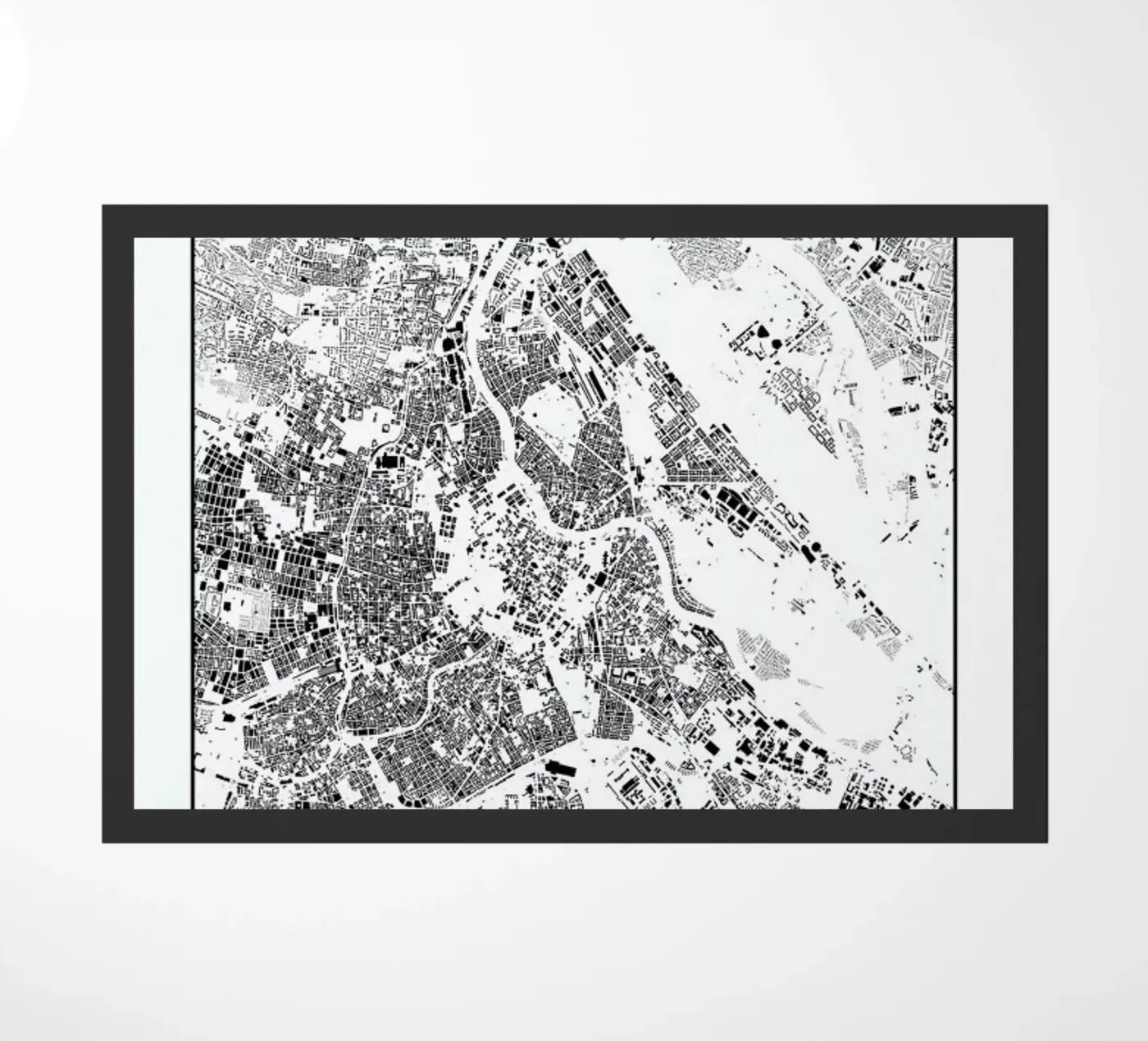 Vienna Map Schwarzplan zerbino da Hubert Roguski