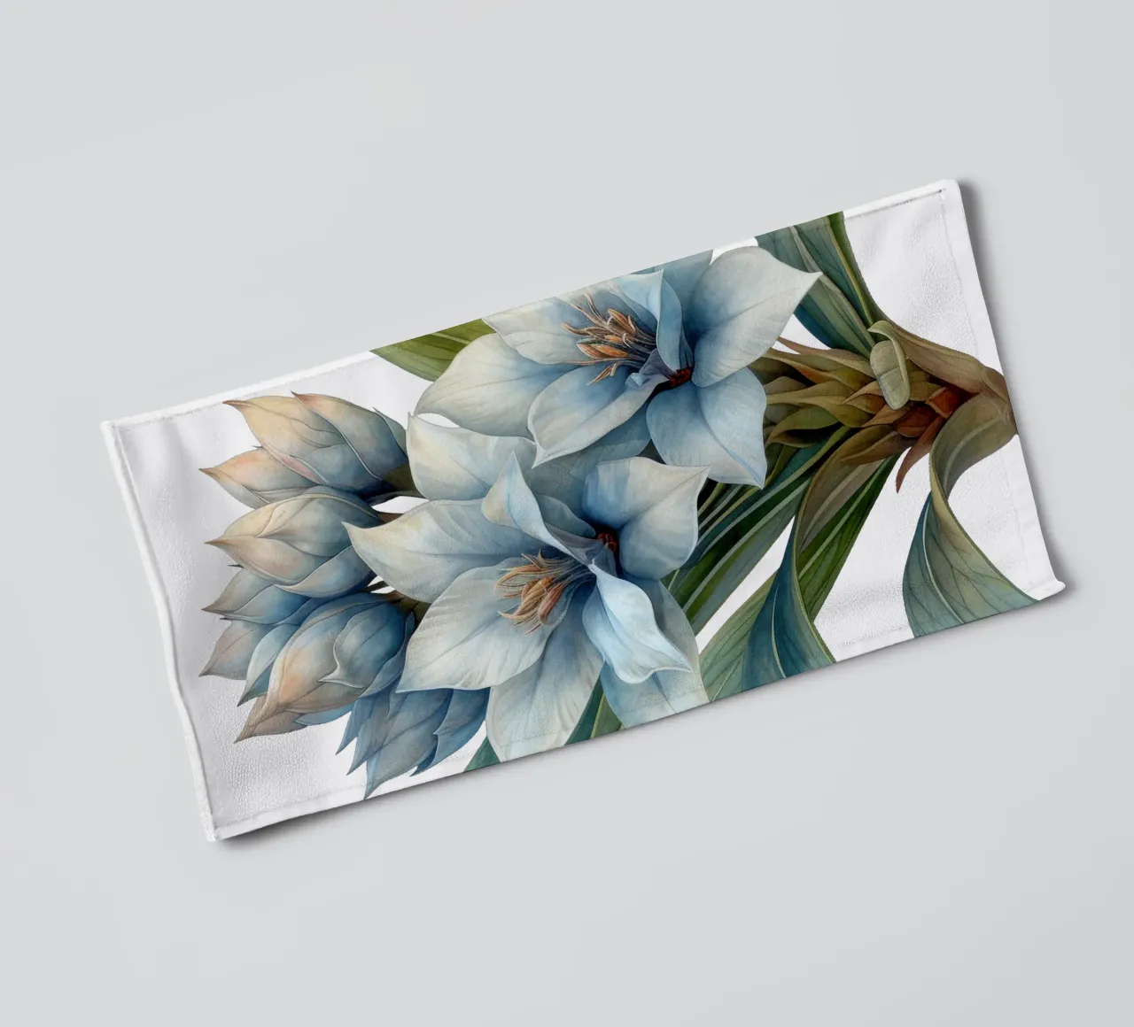 Fiore di yucca asciugamano da bagno da Bold Blooms