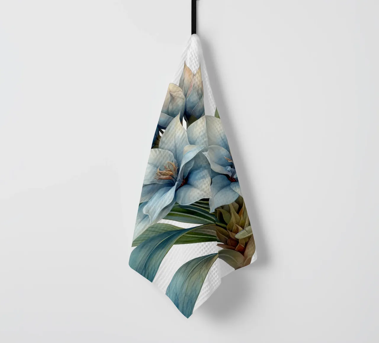 Fiore di yucca canovaccio da cucina da Bold Blooms