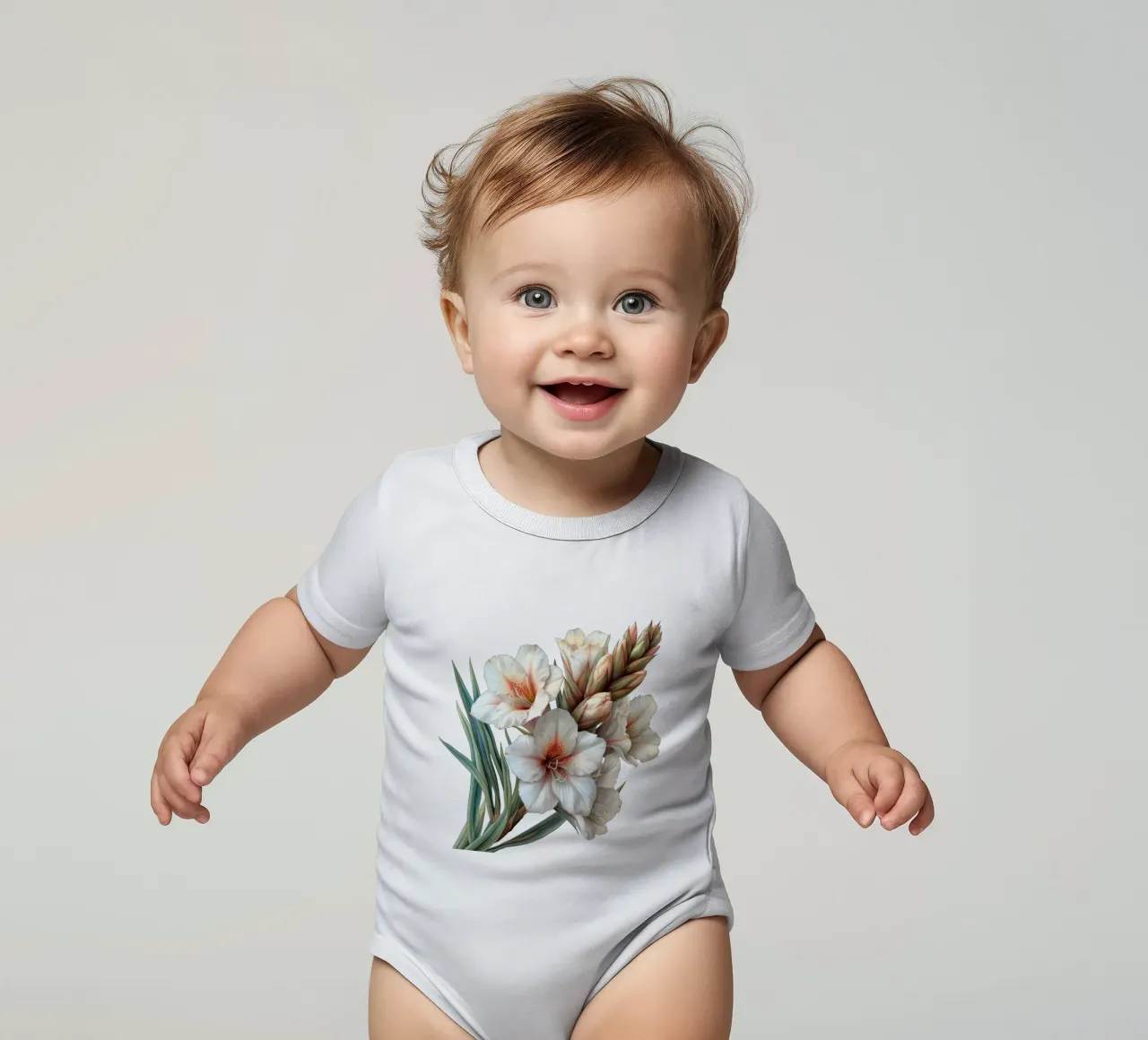 Fiore di yucca body neonato maniche corte da Bold Blooms