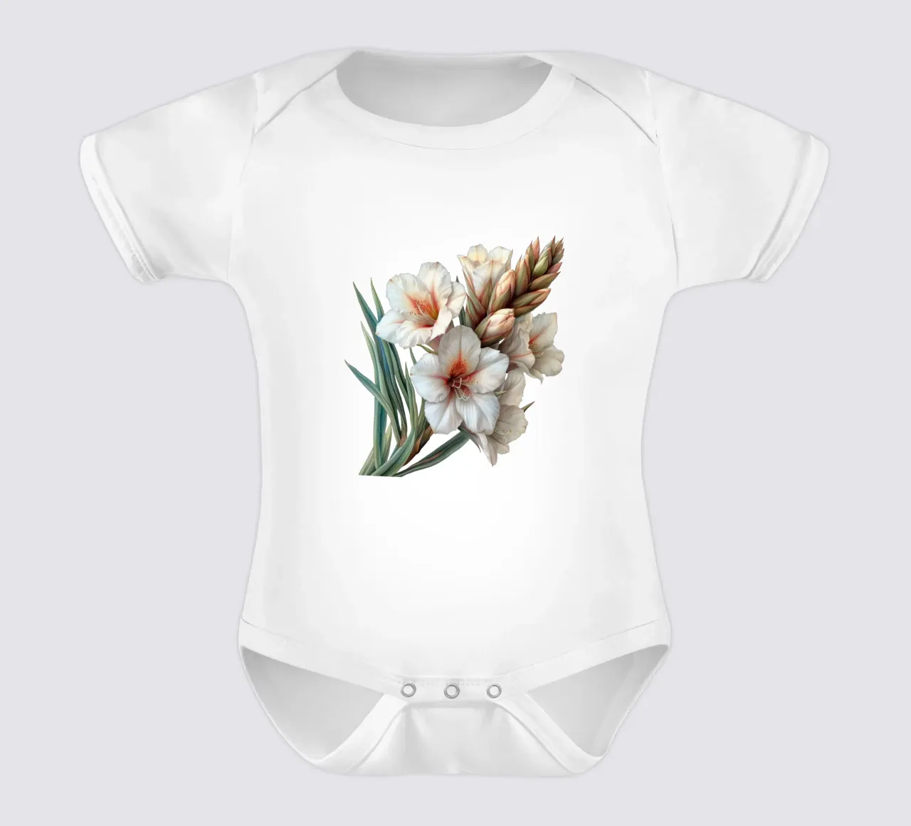Fiore di yucca body neonato maniche corte da Bold Blooms